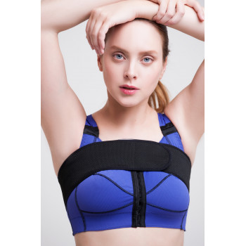Бюстгальтер компрессионный после маммопластики, со съемным стабилизатором лентой