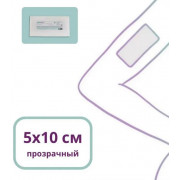 Силиконовая пластина 5х10 см,  Прозрачный