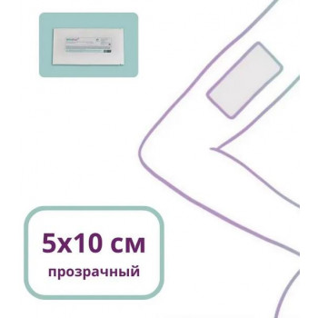 Силиконовая пластина 5х10 см,  Прозрачный